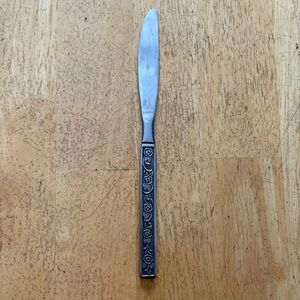 National COSTELLANO Pattern Stainless Flatware Korea‎ Dinner Knife 8.75”